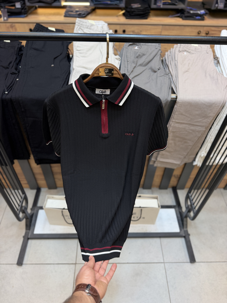 ( L )Premium Polo Yaka Triko T-shirt