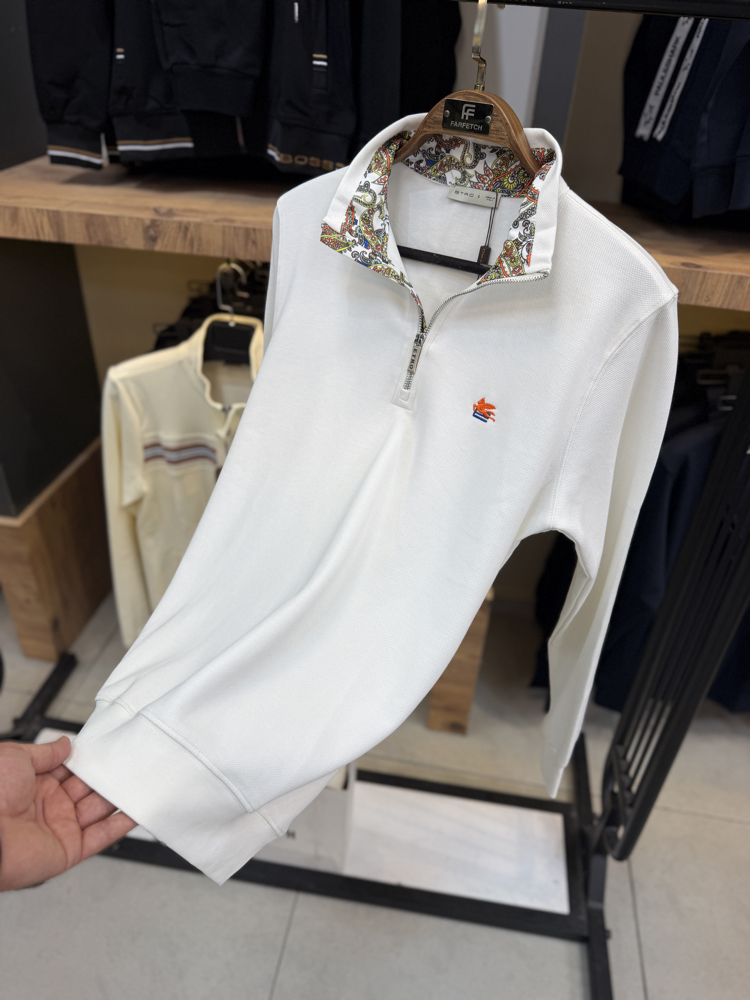 Luxury Yarım Fermuarlı Sweat