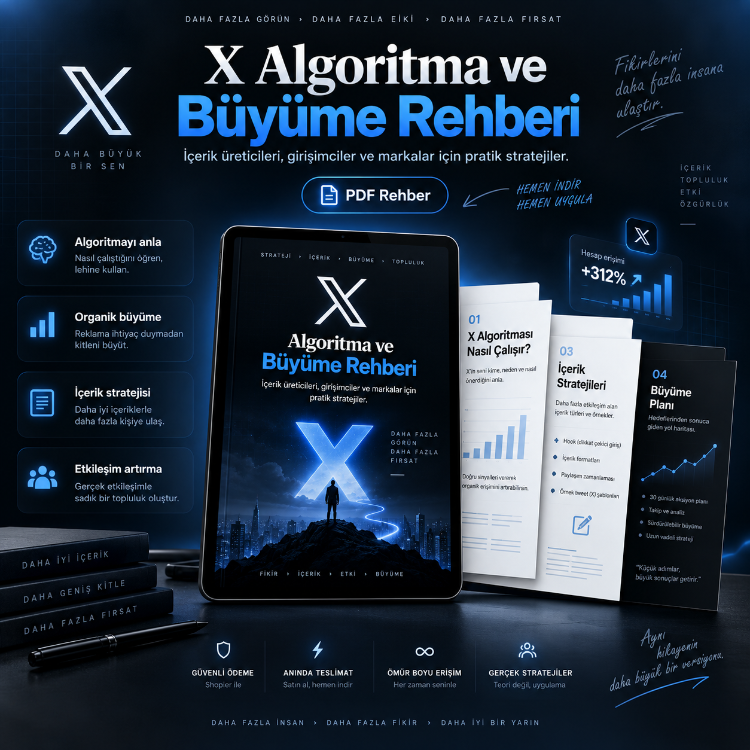 X Algoritma ve Büyüme Yol Haritası
