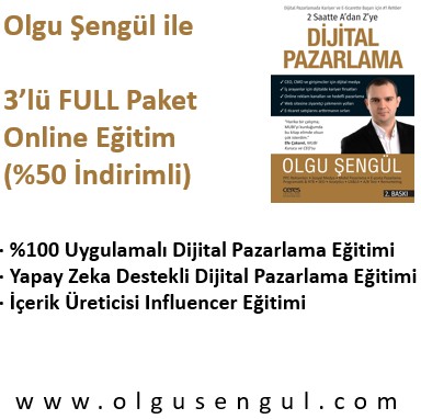 3'lü FULL Paket Eğitim (%50 İndirimli)