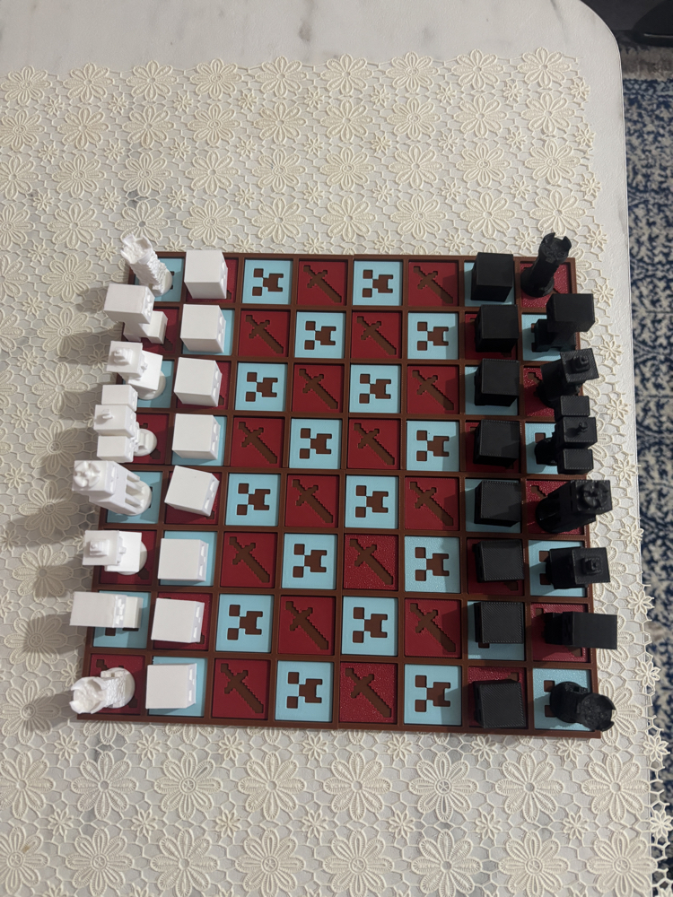 Minecraft Satranç Takımı