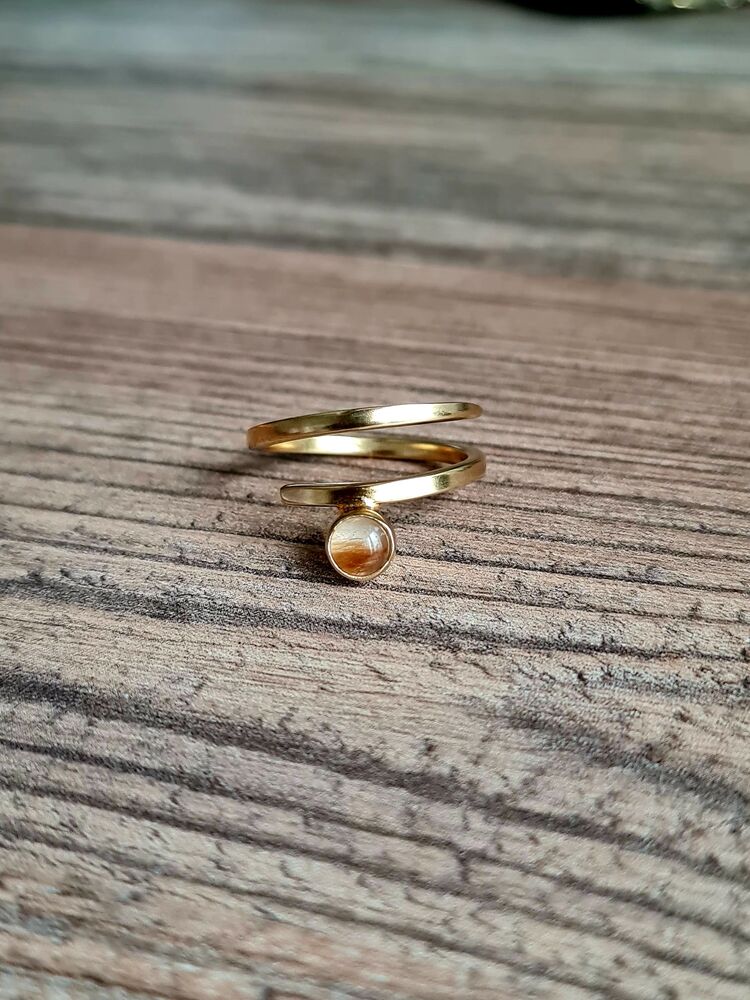 citrine yüzük 