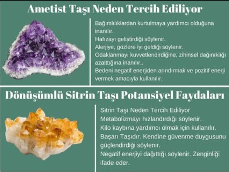 Doğaltaş Ametist Sitrin  Bileklik 