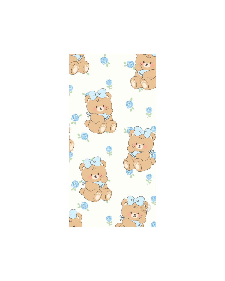 Sevimli Ayıcık Desenli Bilek Destekli Mousepad – Cute Aesthetic Mouse Pad, Masa Aksesuarı