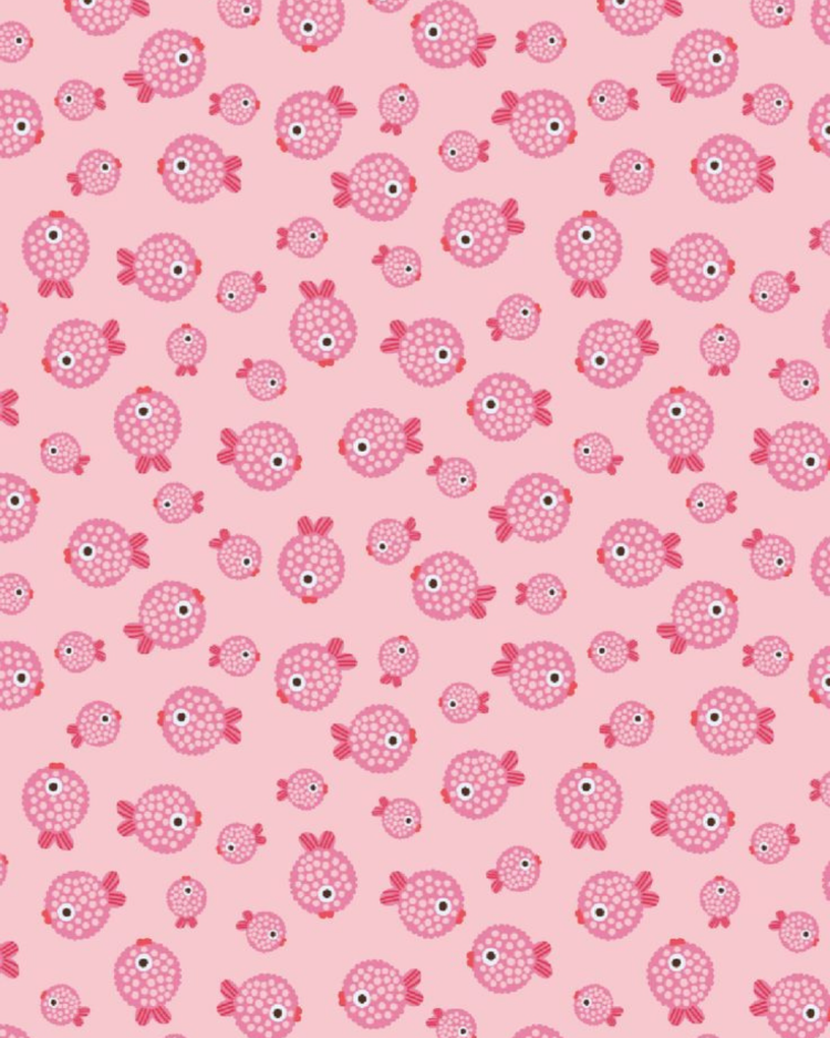 Sevimli Balık Desenli Mousepad – Kawaii Aesthetic Pembe Mouse Pad, Masa Aksesuarı
