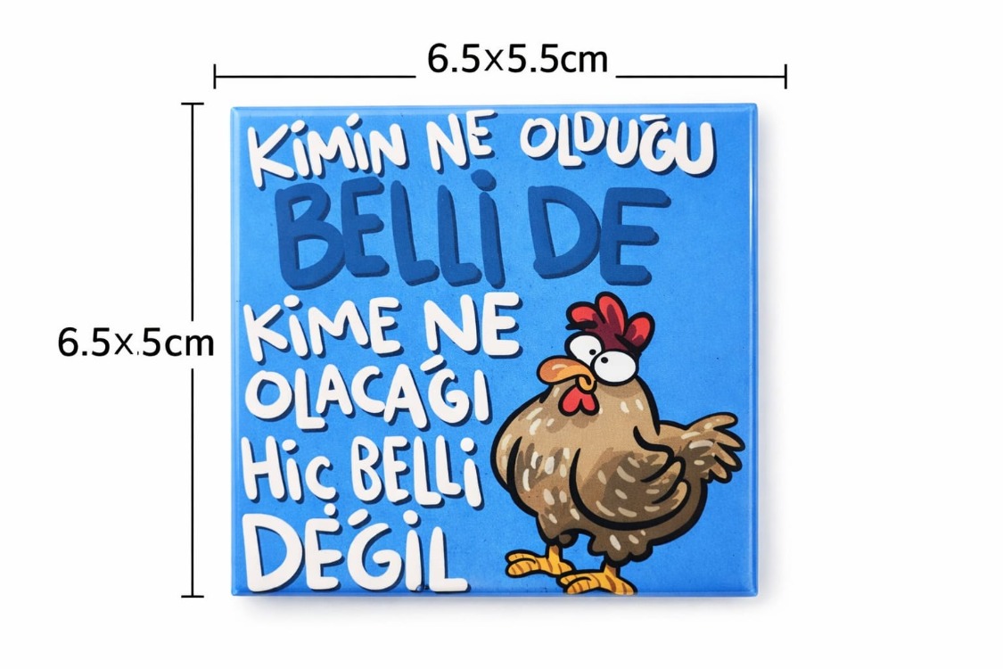 Ķisiye Özel Tasarım 12 'li Set (6.5x6.5cm)