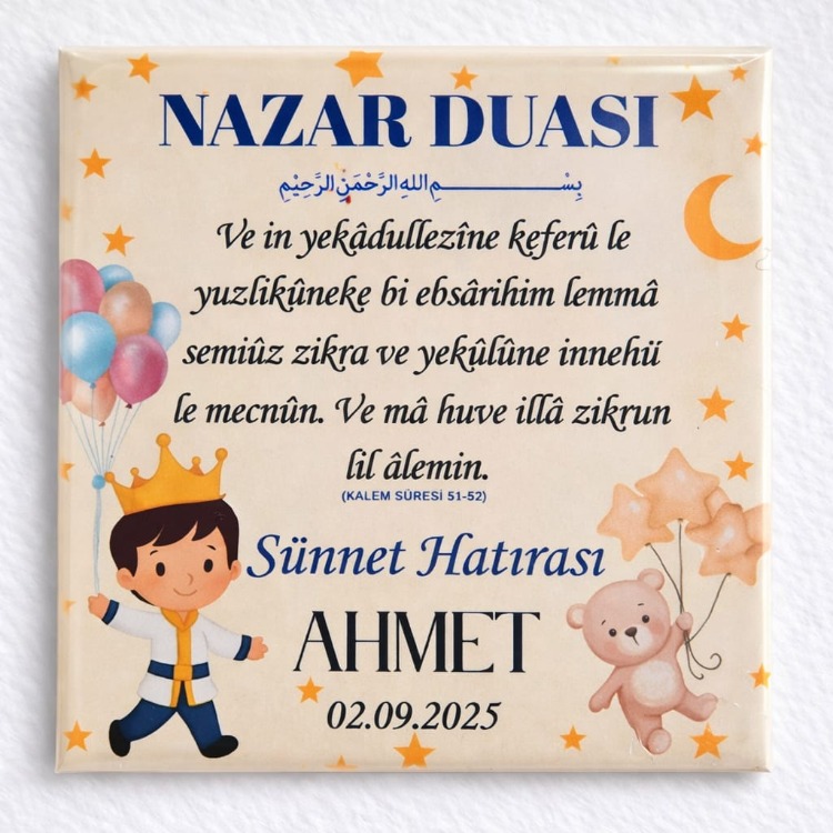 Doğum Günü Hatırası (30 Adet) (6.5x6.5cm)