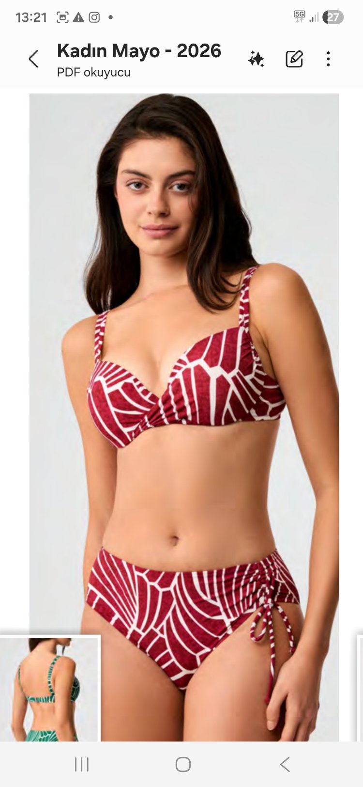 Hafif Dolgulu Bikini Takım