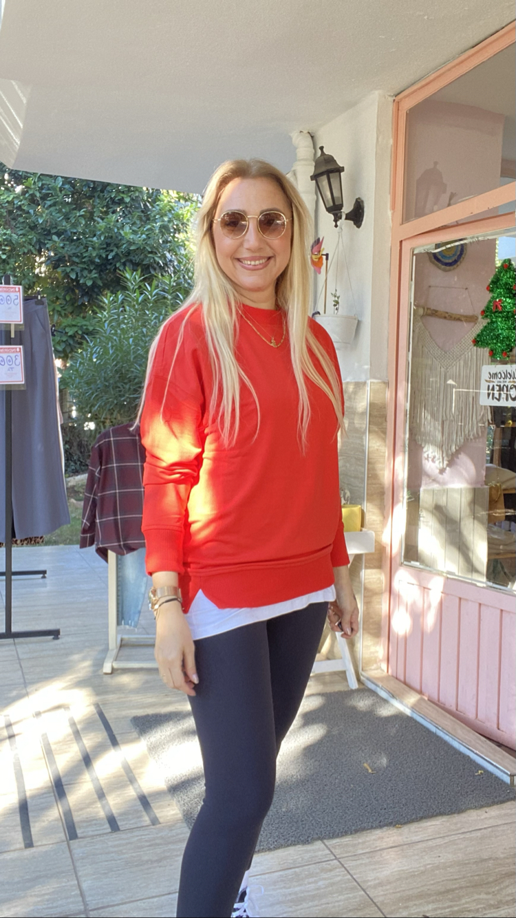 Nar çiçeği Sweatshirt