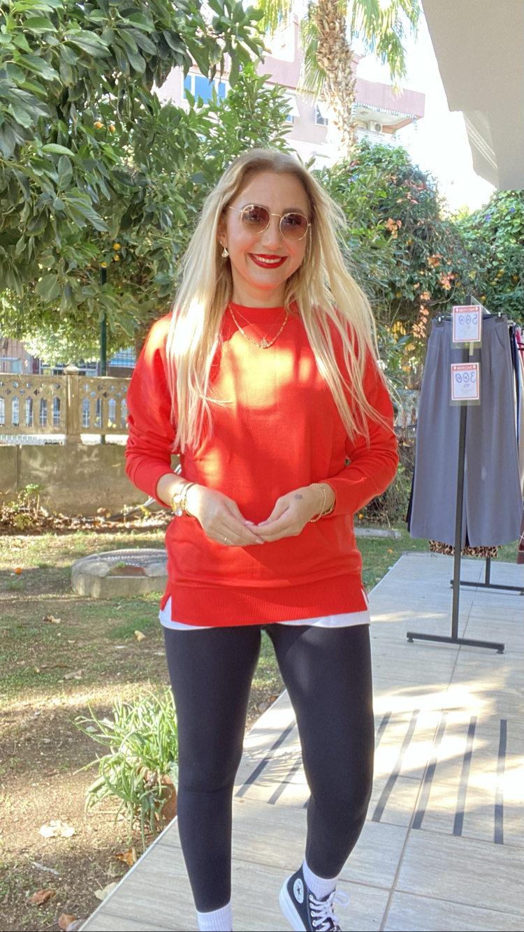 Nar çiçeği Sweatshirt