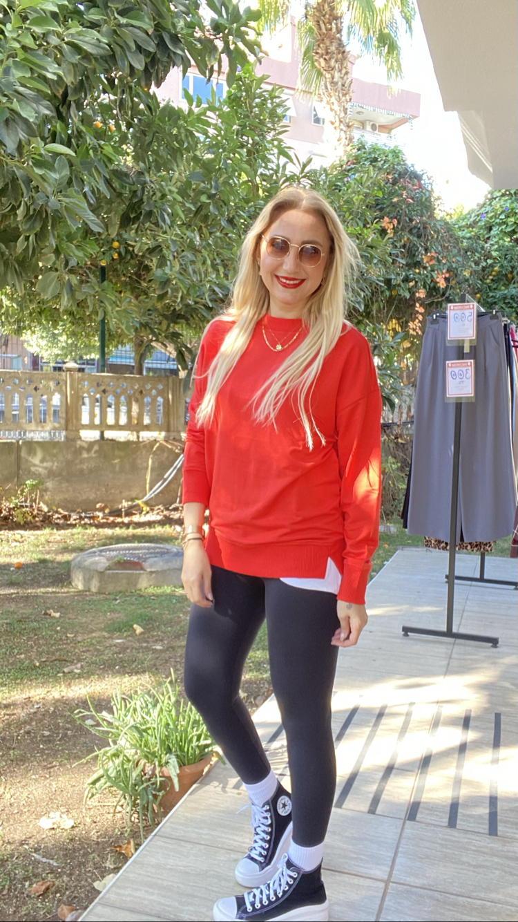 Nar çiçeği Sweatshirt