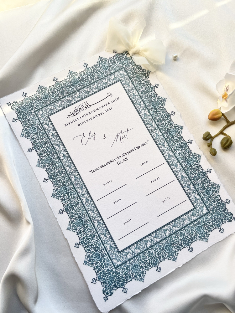 Vintage Dini Nikah Belgesi