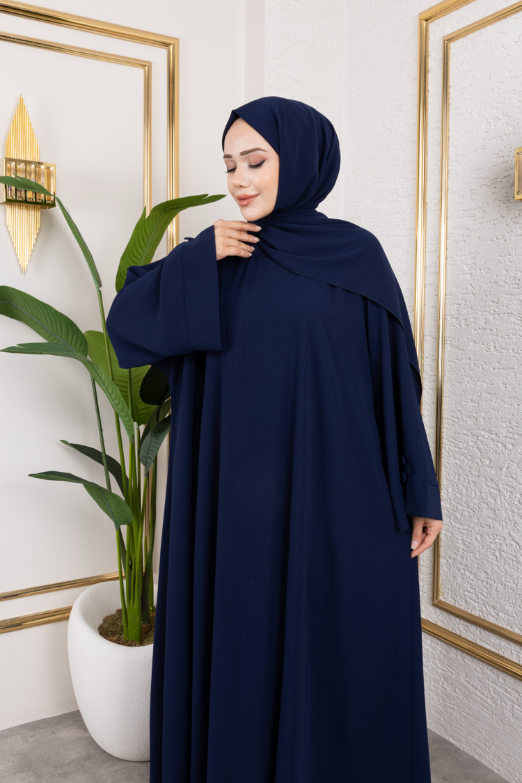 Lacivert Nil Abaya✨