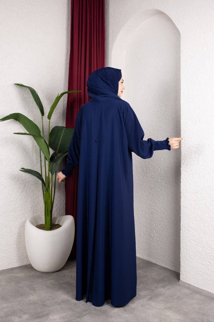 Sultan ferace abaya lacivert rengi