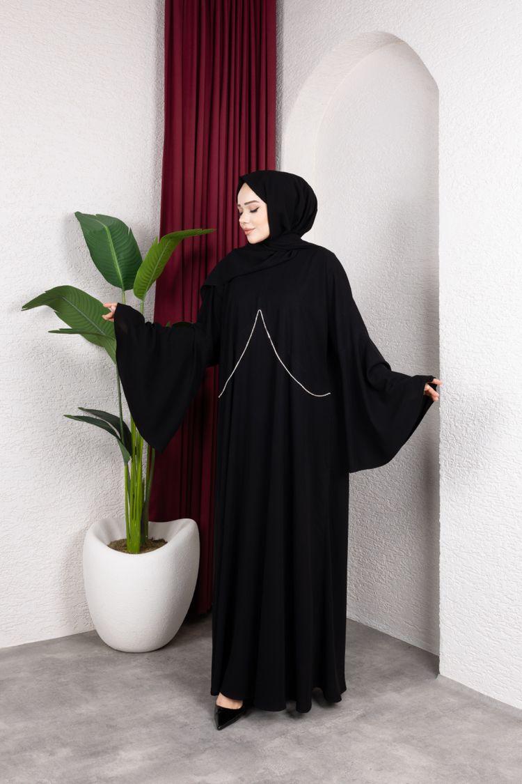 Saray asaleti hanzade abaya elbise siyah✨