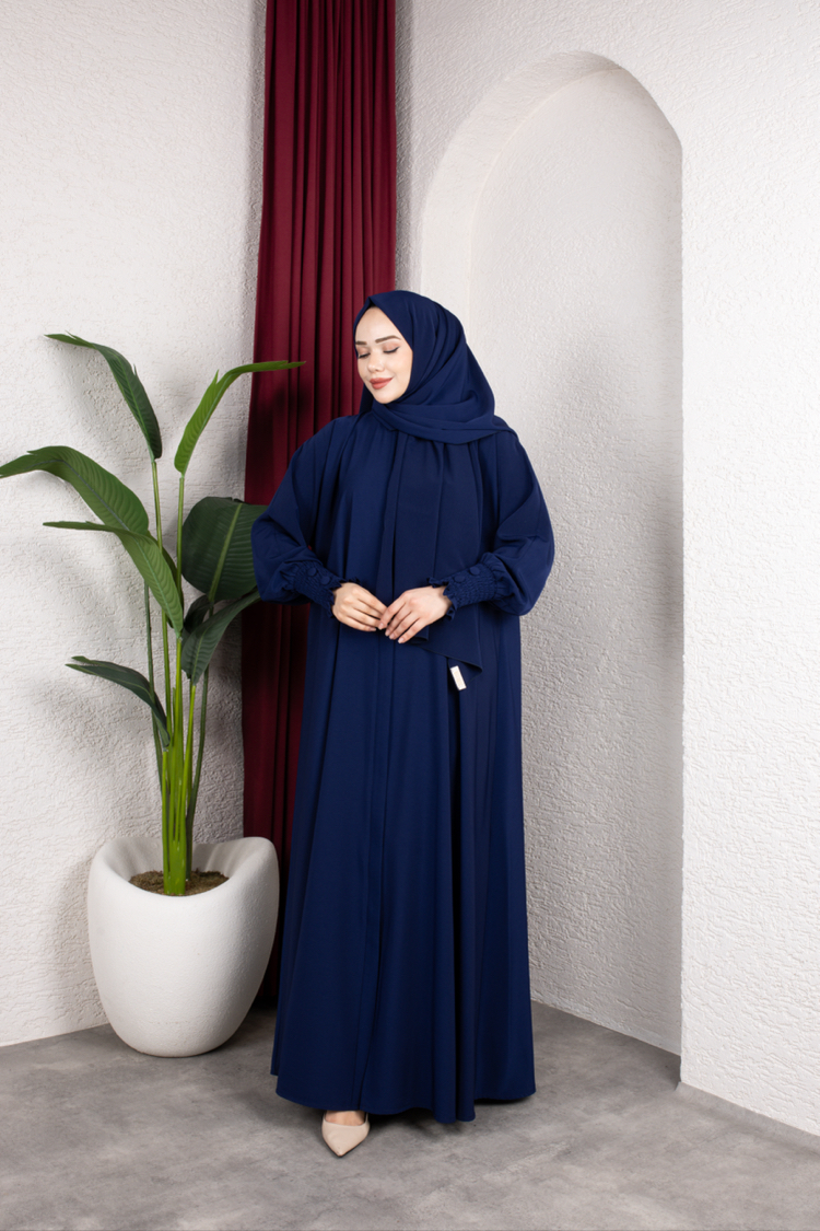 Sultan ferace abaya lacivert rengi