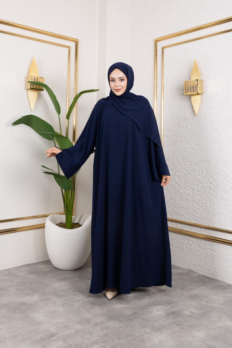 Lacivert Nil Abaya✨