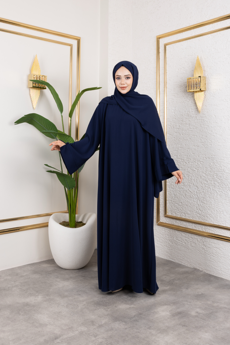 Lacivert Nil Abaya✨