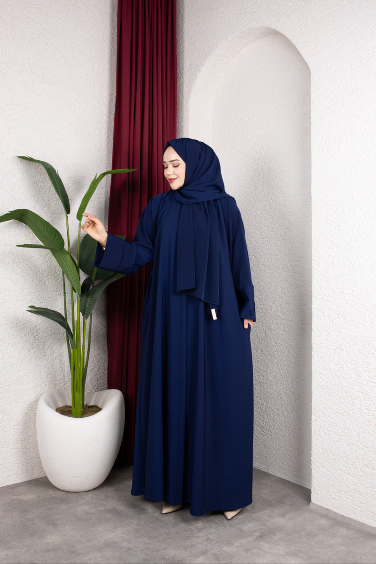 Liva abaya ferace lacivert rengi✨