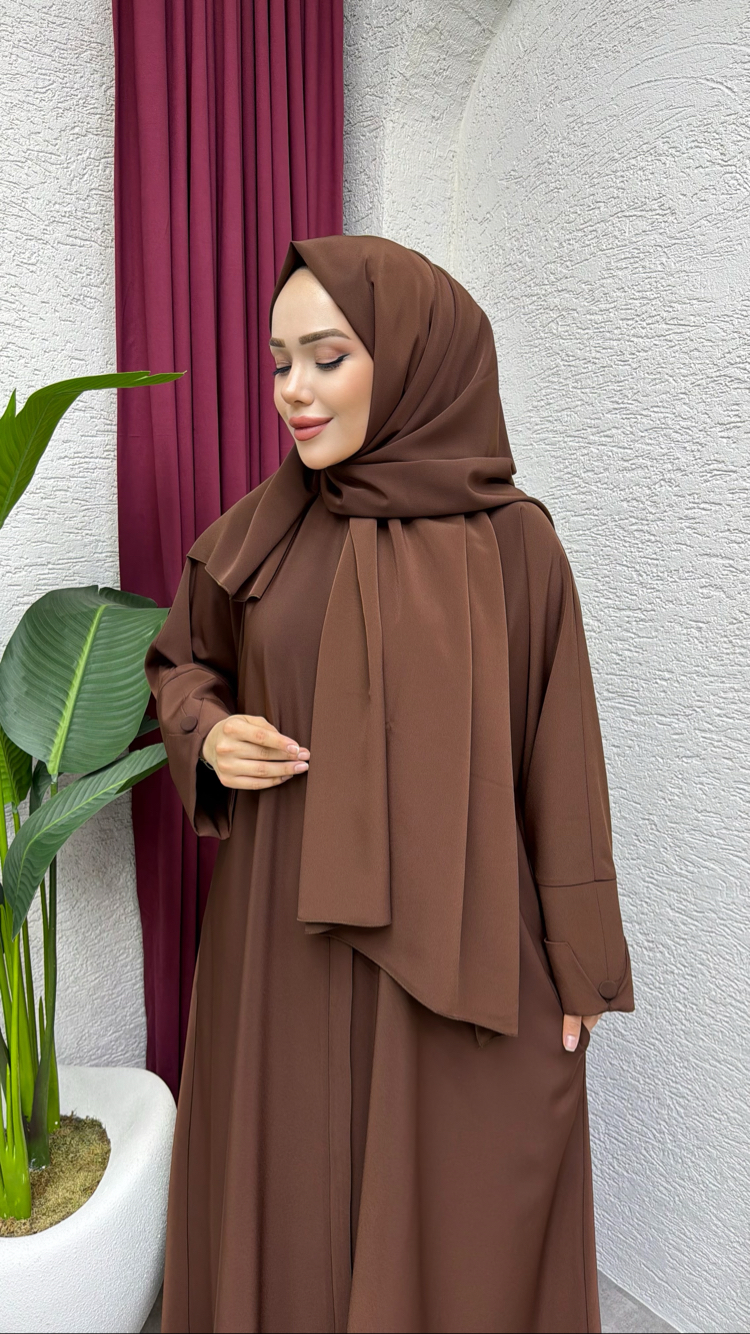 Liva acı kahve abaya ferace✨