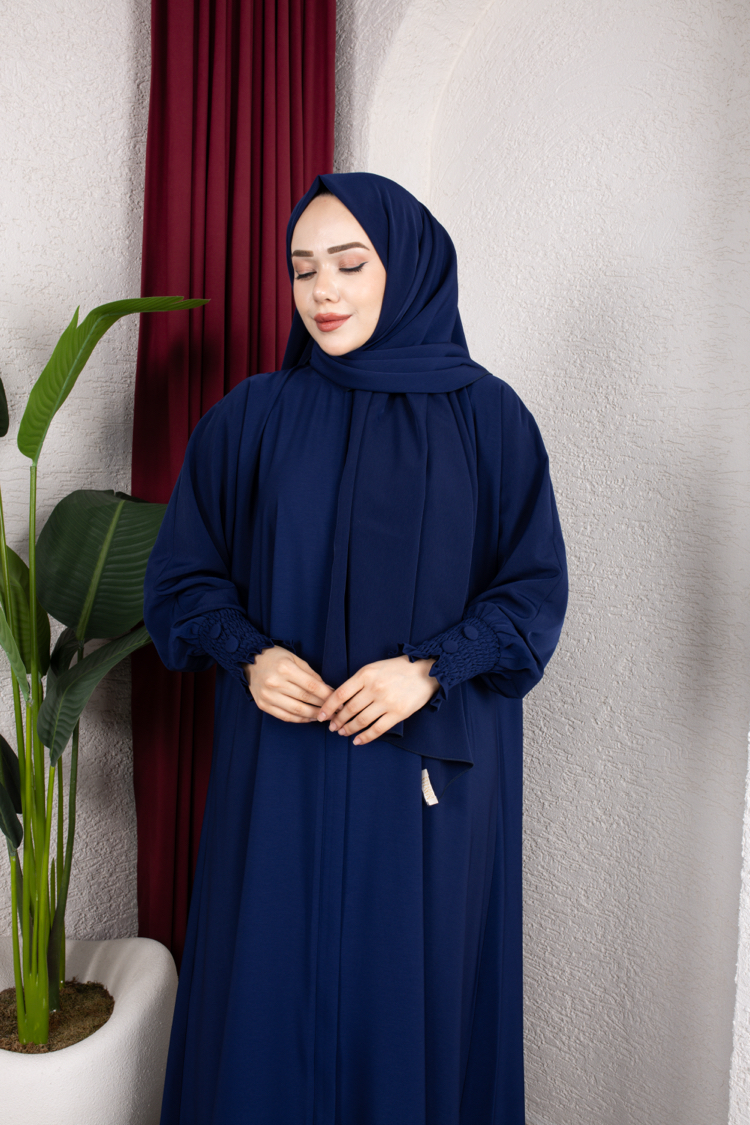 Sultan ferace abaya lacivert rengi