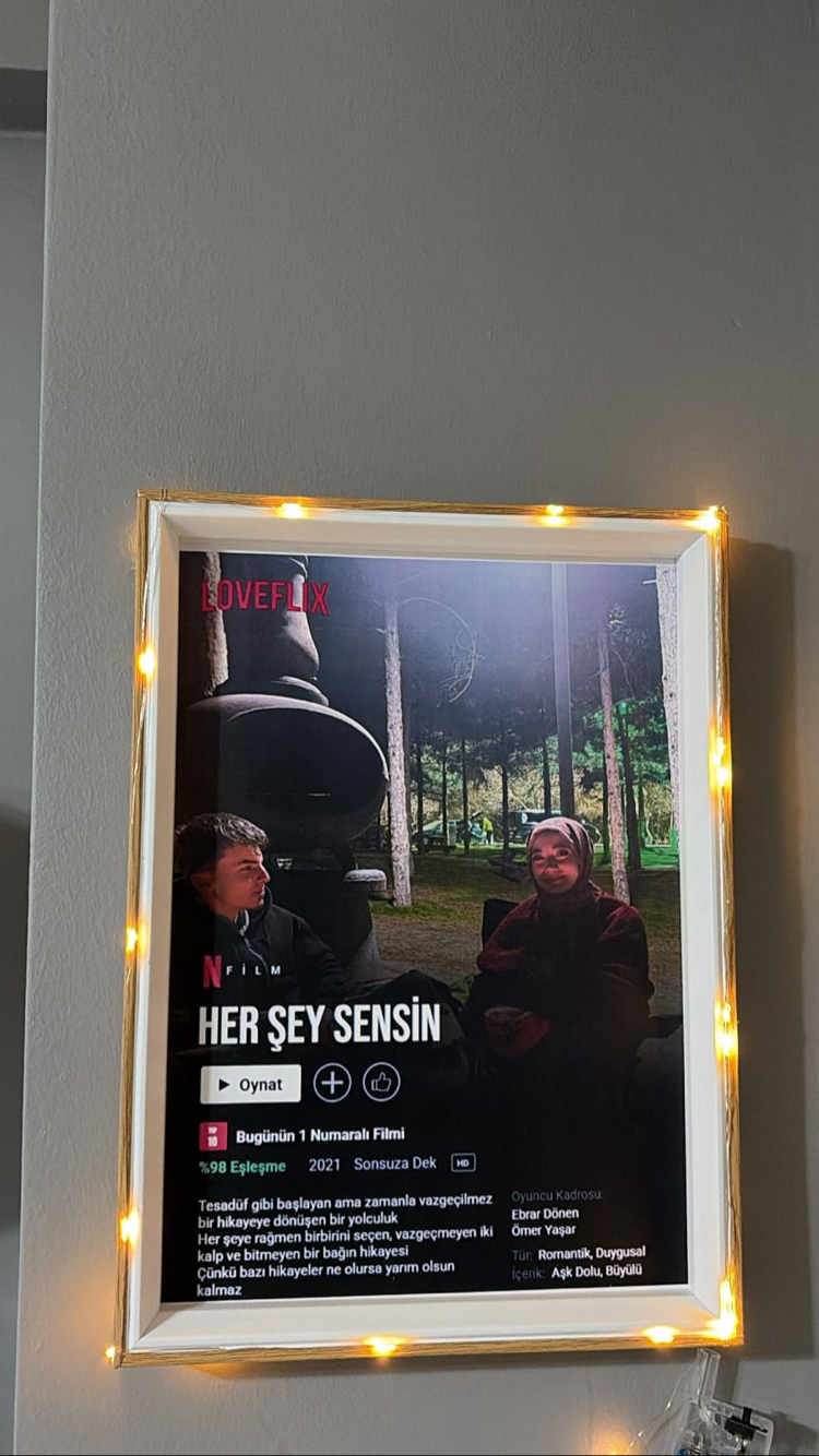 Ledli anı çerçevesi 20x25