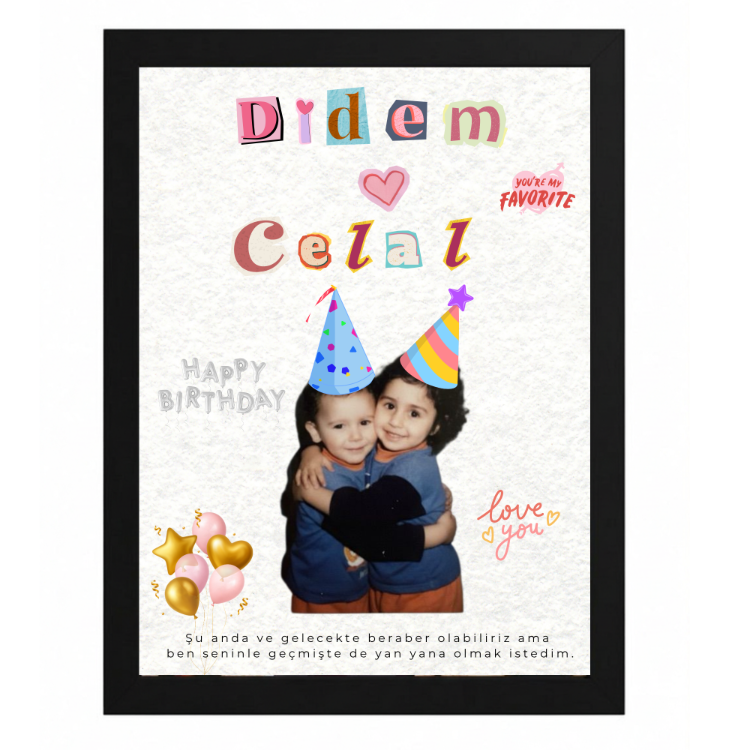 Çocukluk – Kişiye Özel Fotoğraf Çerçevesi 15x20