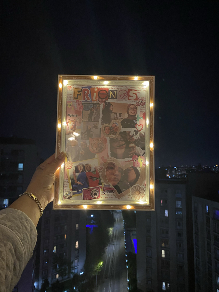 Ledli anı çerçevesi 21x30