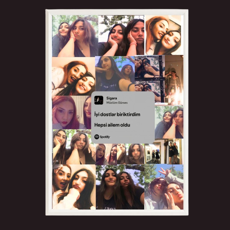 2 ADET KİŞİYE ÖZEL ANI ÇERÇEVESİ 21x30