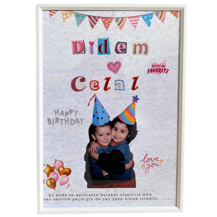 Çocukluk – Kişiye Özel Fotoğraf Çerçevesi 21x30