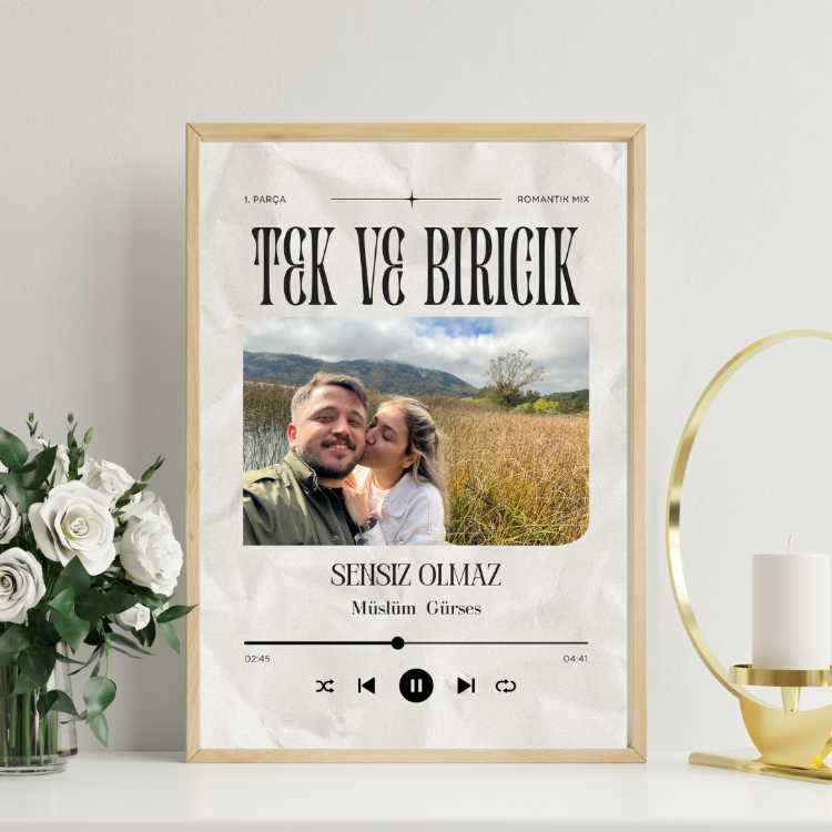 Tek ve biricik anı çerçevesi 15*20