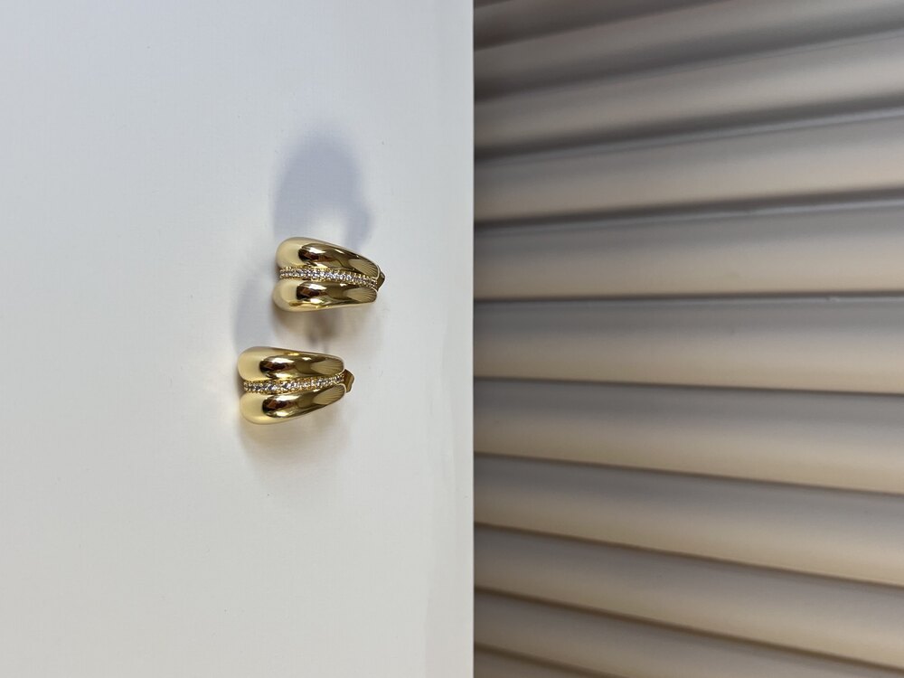 Hannah Vintage Gold Küpe