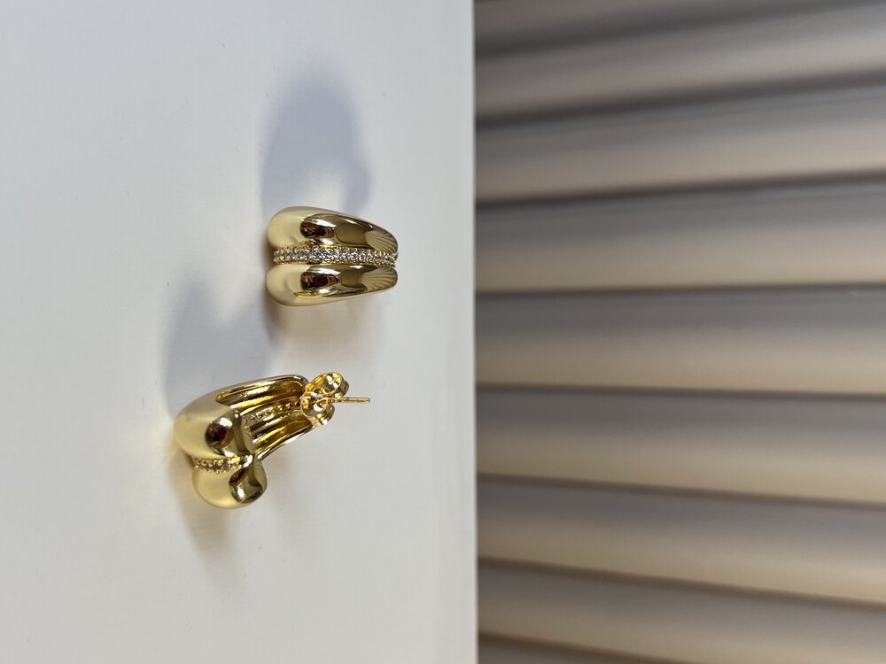Hannah Vintage Gold Küpe
