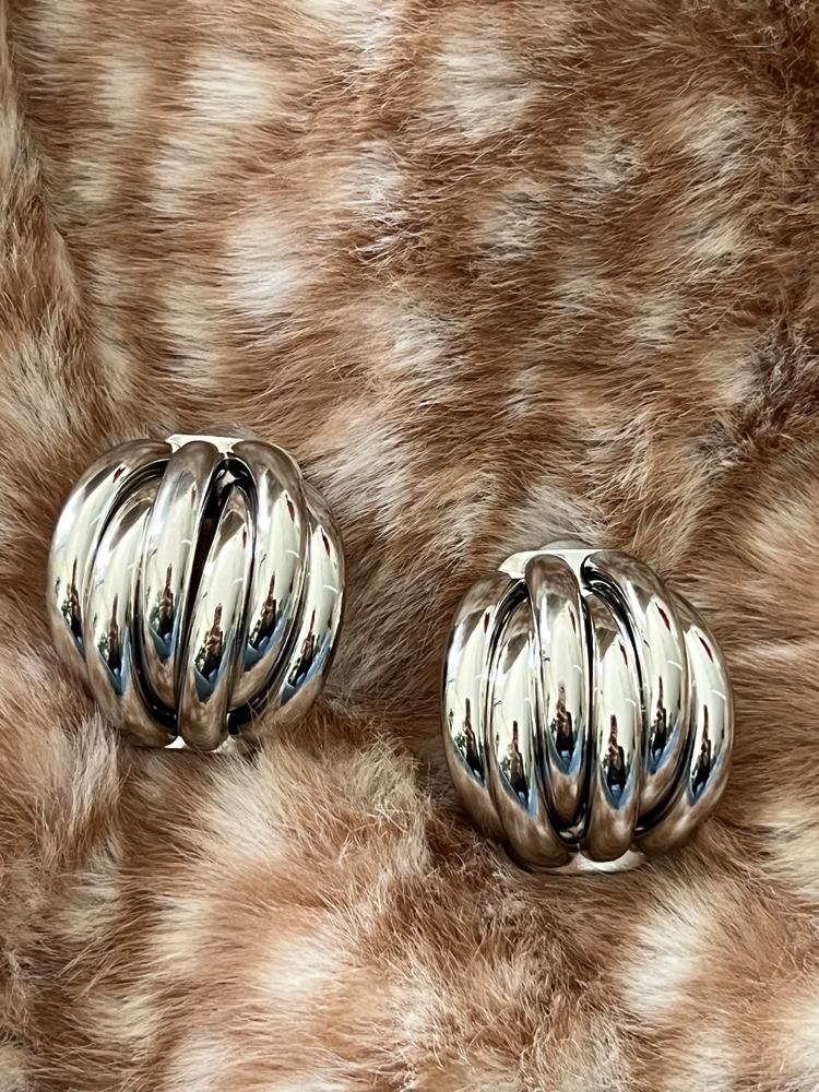 Fleur Silver Küpe