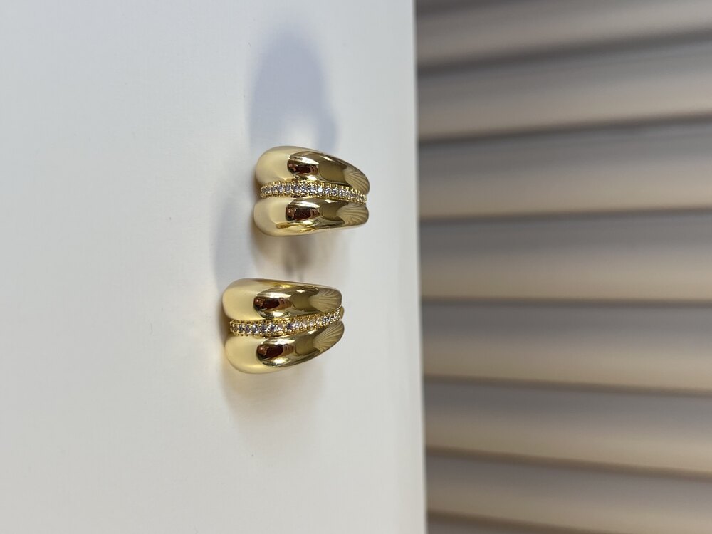Hannah Vintage Gold Küpe