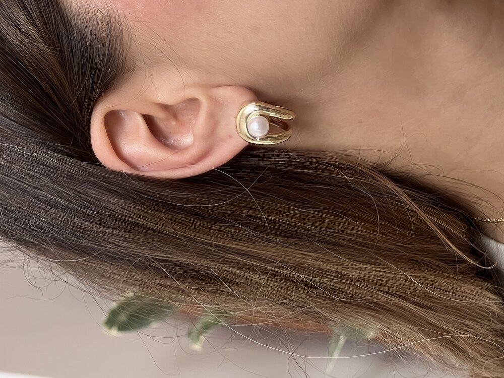 Vintage Pearly Küpe