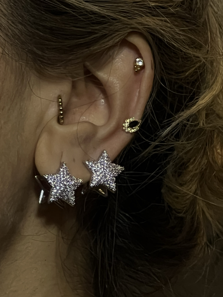 Silver Star Premium Küpe