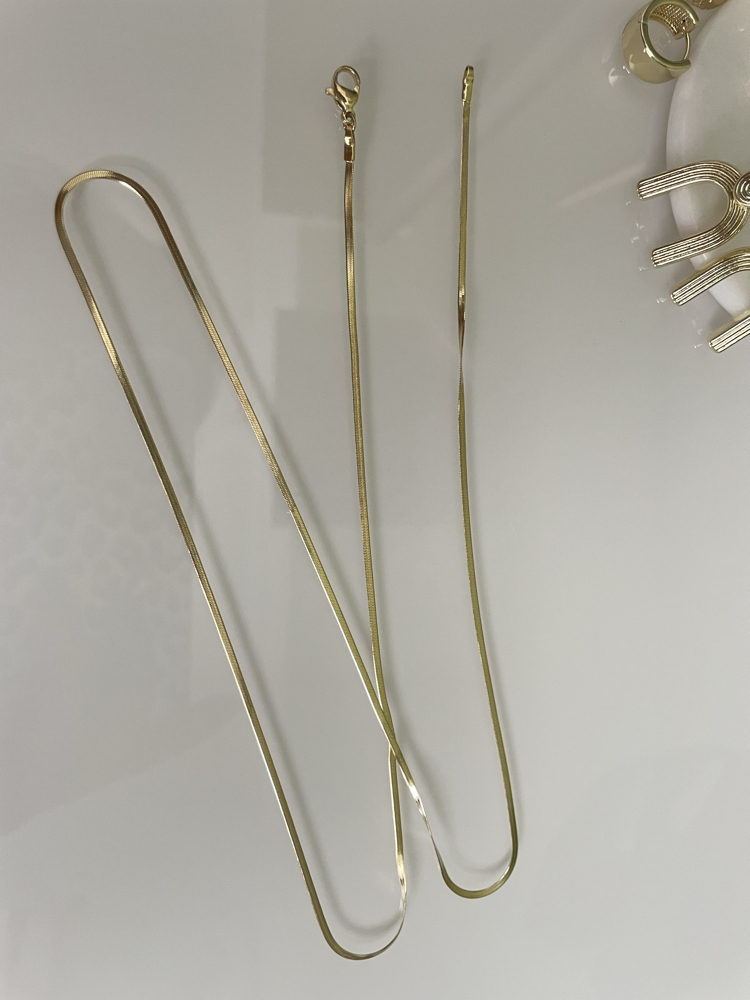 Xp yassı İtalyan kolye 70cm