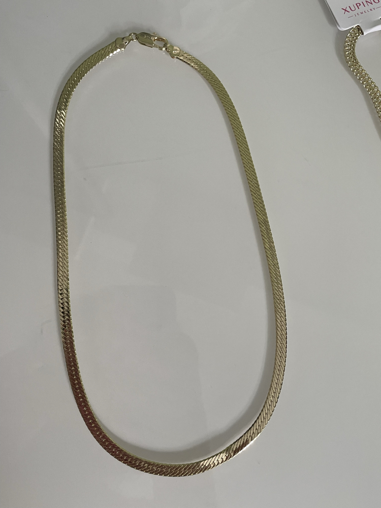 Xp yassı balıksırtı kolye 50cm
