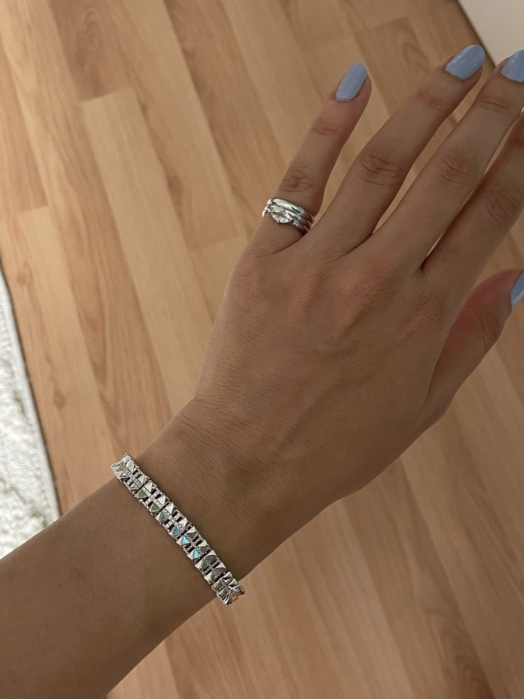 Vip silver katmanlı yüzük