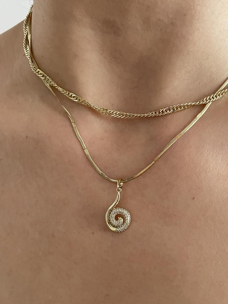 Xp spiral kolye ucu