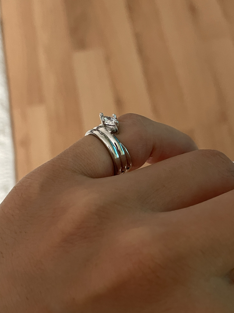 Vip silver katmanlı yüzük