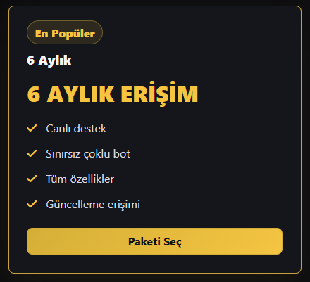 6 AYLIK ERİŞİM