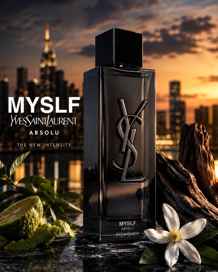 YSL - MYSLF L’Absolu | Siyah Deri Karizması ve Çekici Maskülenlik