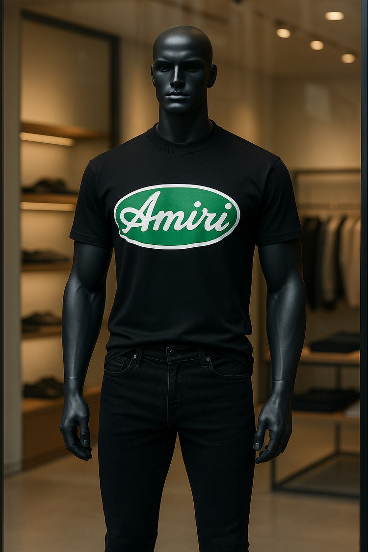 Amiri erkek tshırt siyah
