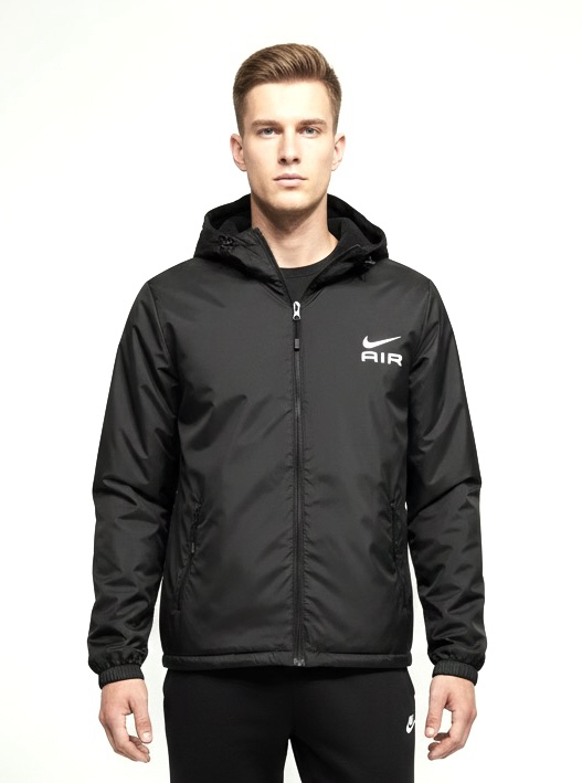 Nike air çift taraflı mont siyah & siyah 