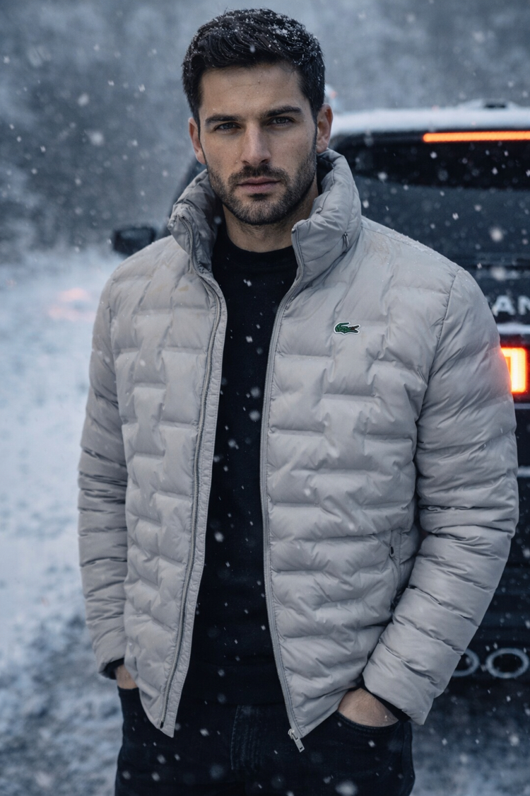 Lacoste erkek mont ( Gizli kapüşonlu )