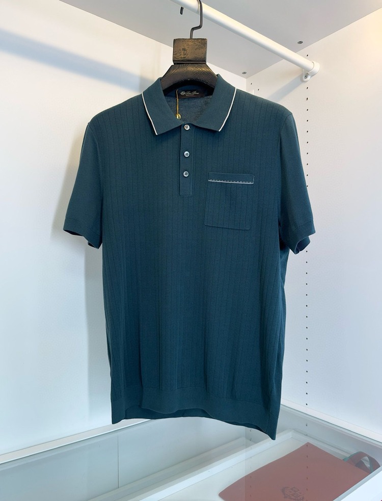 LORO PİANA POLO YAKA T-SHİRT