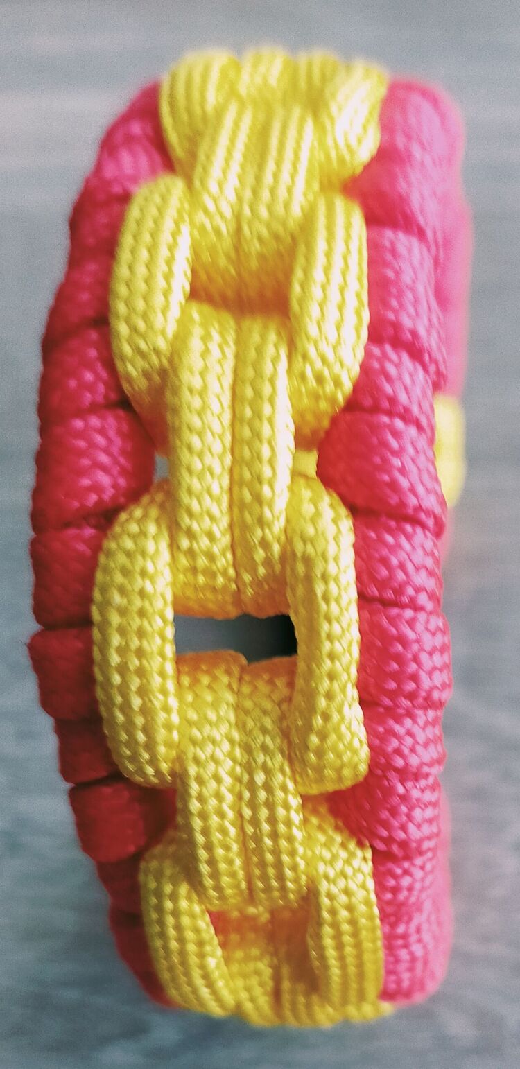 Paracord zincir bileklik 