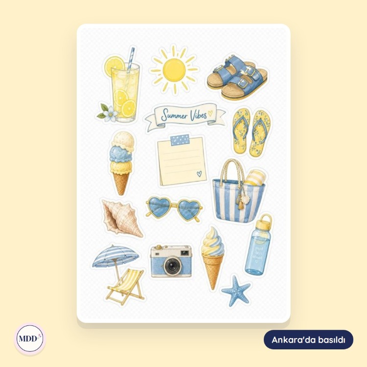 Summer sarı-mavi